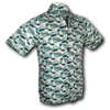 Afbeelding van Chenaski | Overhemd korte mouw Japanese Waves mint