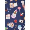 Afbeelding van Dolly and Dotty-Wikkeljurk Matilda, blauw met Wonderland print-