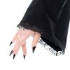 Afbeelding van Poizen Industries | Gothic top Maelys met korset-details en uitlopende mouwen