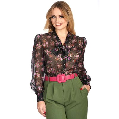 Foto van Banned | Riem Hotpink Rosalie met vlindergesp