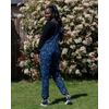 Afbeelding van Rebel Romance | Tuinbroek Celestial Dreams met paarse zonnen en hemel-lichamen