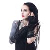 Afbeelding van Poizen Industries | Armwarmers Shadow zwart met spikes