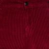 Afbeelding van Chenaski | Ribcord retro broek met wijde pijpen, bordeaux tawny port