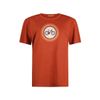 Afbeelding van Green Bomb | T-shirt Bike target, steen rood bio katoen