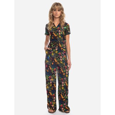 Foto van ATO Berlin | Jumpsuit Olivia, multicolour jungle tribal print