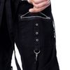 Afbeelding van Heartless | Punk korte broek Vladis zwart met ritsen, straps en studs