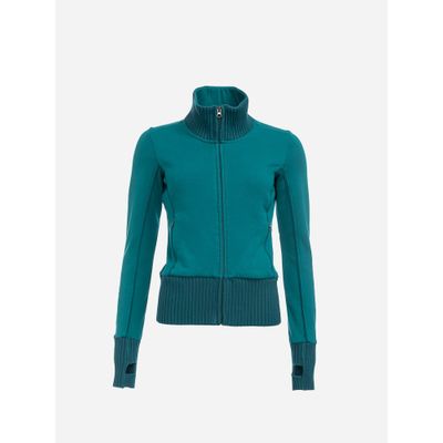 Foto van ATO Berlin | Sportief Spruce Turquoise vest Nel met brede boorden