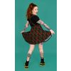 Afbeelding van Run & Fly | Pinafore jurk, Retro tattoo flared 