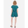 Afbeelding van ATO Berlin | Retro shirt Leo met groen blauw abstracte print
