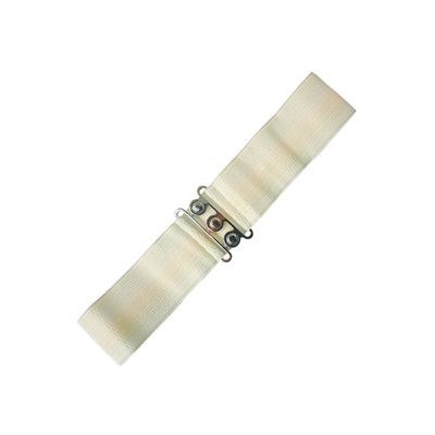 AC026-IVO-Banned-Elastiek riem Vintage, Ivory-