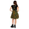 Afbeelding van Rebel Romance | Skater-pinafore jurk met zonnebloemen en lieveheersbeestjes