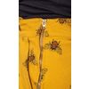 Afbeelding van Run & Fly | Pinafore jurk van gele denim met bijen print all-over