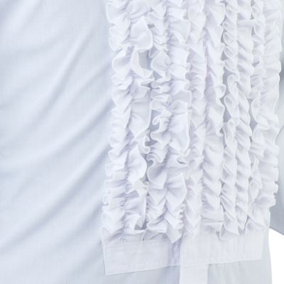 Foto van Chenaski | Rock & Roll overhemd ruche, white white trim