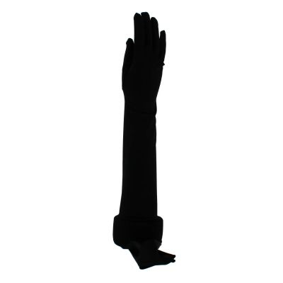 Foto van Zacharia | Extra lange zwarte satijn handschoenen