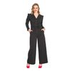 Afbeelding van Banned | Playsuit work hard play harder zwart