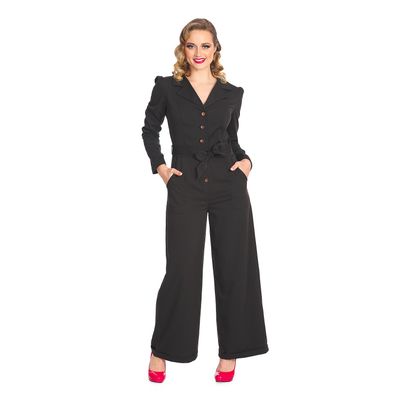 Foto van Banned | Playsuit work hard play harder zwart