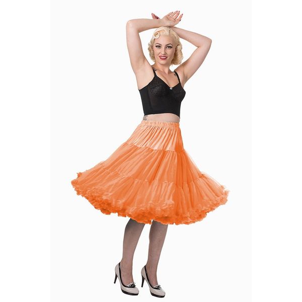 Banned - Petticoat Lifeforms, kuitlang met extra volume, oranje