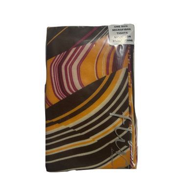 Foto van Flirt | Panty bruin cyclaam gele retro cirkels