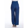 Afbeelding van Banned | Blauwe tweed pantalon met hoge taille, Sassy