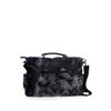 Afbeelding van Banned | Schoudertas Chanters, batik grijs met met skullmoon print