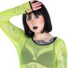 Afbeelding van Poizen Industries | Neon-groene gaas top, Future