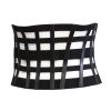Afbeelding van Zacharia | Gothic punk riem met PU-leren bandjes in ruitpatroon