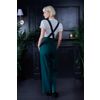 Afbeelding van Banned | Her Favourites pantalon groen met hoge taille en schouderbanden, Queen-size