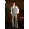 Afbeelding van Banned | Dames pantalon Ottavia, Prince of Wales bruine Schotse ruit