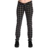 Afbeelding van Banned | Skinny Tartan broek Forever Yours met groen en paars