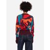 Afbeelding van ATO Berlin | Trui Sindri rood met multi kleurig retro patroon