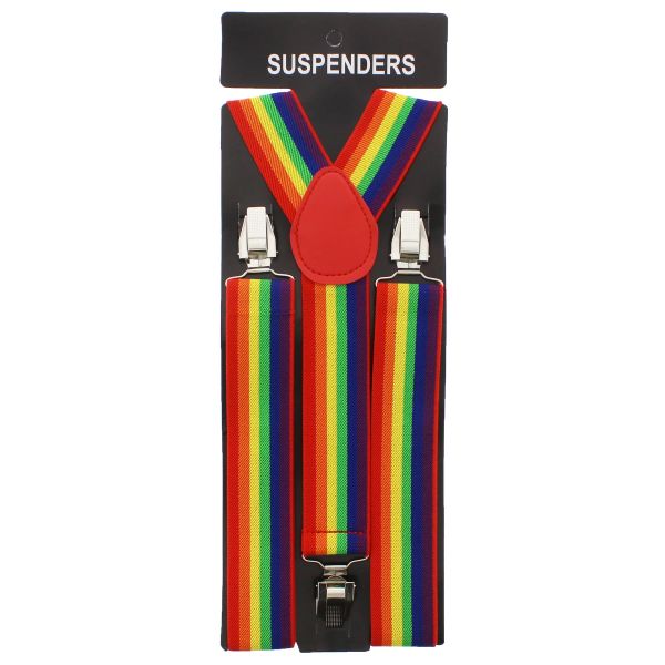 Zacharia | Bretels met regenboog, 3 clips Zacharia | Bretels met regenboog, 3 clips