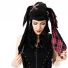 Afbeelding van Cup Cake Cult | Punk muts Bonnie met roze tartan konijnen oren en ketting