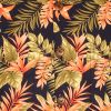 Afbeelding van Chenaski | Overhemd korte mouw, jungle plants navy, groen roze