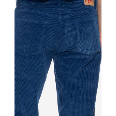 Foto van ATO Berlin | Brede ribcord broek Newton, blauw