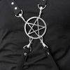 Afbeelding van Heartless | Mouwloos zwart shirt Legion met metalen Pentagram aan straps