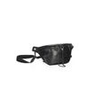 Afbeelding van Banned | Schouder/ pouch-tas Damien zwart met structuurprint en ketting aan de rits 