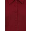 Afbeelding van Hearts & Roses | Bordeaux rode blouse Frida, getailleerd met lange mouw