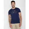 Afbeelding van Green Bomb | T-shirt Bike Jacques, navy blauw bio katoen