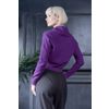 Afbeelding van Banned | Paarse cardigan met kraag en knoopsluiting