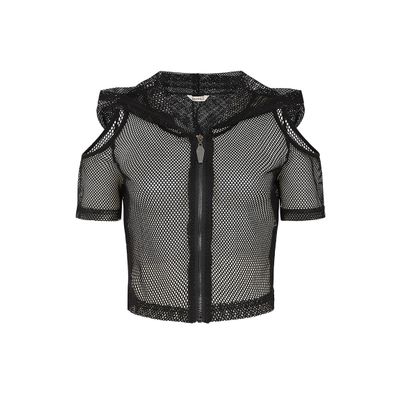 Foto van Banned | Fishnet Hoodie met korte mouw 
