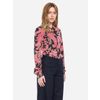 Afbeelding van ATO Berlin | Blouse Arabella, zwart rood paisley patroon