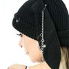 Afbeelding van Cup Cake Cult | Punk muts Bunny met konijnen oren en ketting