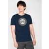 Afbeelding van Green Bomb | T-shirt Bike target, navy blauw bio katoen