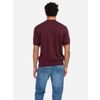 Afbeelding van ATO Berlin | Polo Kishar, bio katoen, aubergine-multikleurig rockabilly patroon 