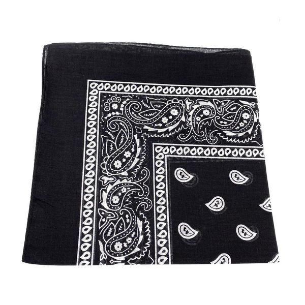 Ezel Handelsmerk aantrekken Onkar | Bandana haarband en sjaal met paisley patroon, Zwart Wit kopen?  Simsalabim.