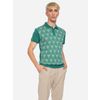 Afbeelding van ATO Berlin | Polo Enzio met lichtgroen jacquard patroon en korte mouw, bio