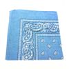 Afbeelding van Onkar | Bandana haarband en sjaal met paisley patroon, Baby Blue
