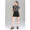 Afbeelding van Hell Bunny | Korte broek Arania met spinnenweb borduursels