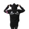 Afbeelding van Cupcake Cult | Hoody Death Potion met corset details en dead side prints