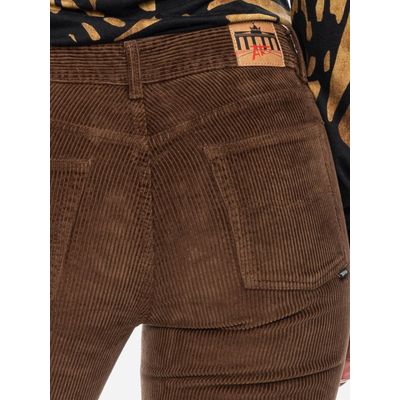 Foto van ATO Berlin | Brede ribcord broek Newton, bruin